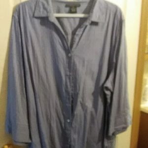 Blue blouse - worn a couple times.